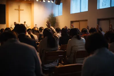 Dawn Revival Prayer in Korean Church