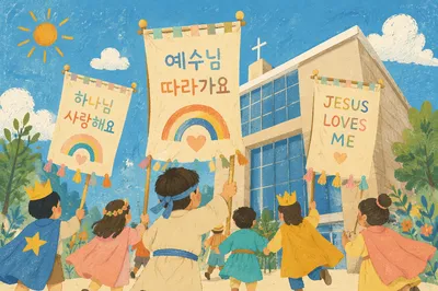 Colorful Vacation Bible School Banner Celebration