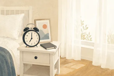 Morning Light Alarm Clock by Bedside