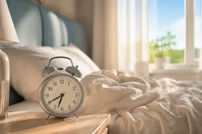 Peaceful Morning Alarm Clock by Bedside