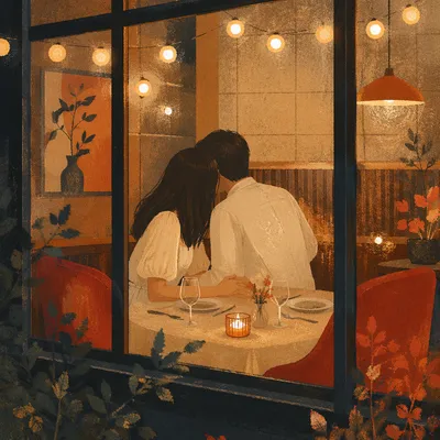 Romantic Anniversary Dinner by Candlelight