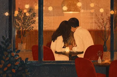 Romantic Anniversary Dinner by Candlelight