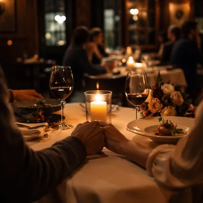 Romantic Anniversary Dinner by Candlelight