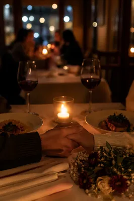 Romantic Anniversary Dinner by Candlelight