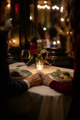 Romantic Anniversary Dinner at Cozy Restaurant