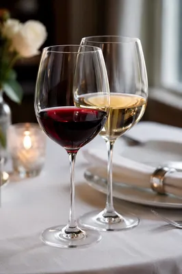 Romantic Anniversary Dinner Wine Glass Toast
