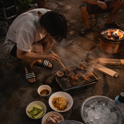 Intimate Summer Backyard Barbecue Gathering