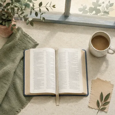 Quiet Morning Bible and Coffee Devotion