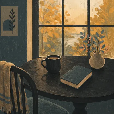 Morning Devotion with Bible and Coffee