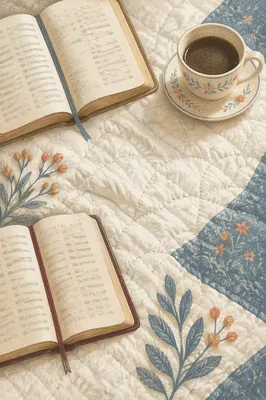 Morning Bible and Coffee Flat Lay