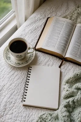 Quiet Morning Bible and Coffee Devotion