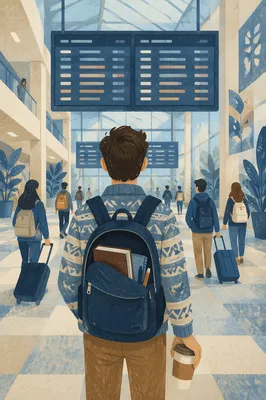 Campus Student Backpack with Hidden Bible
