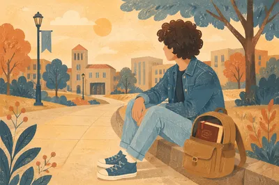 Campus Student Backpack With Hidden Bible