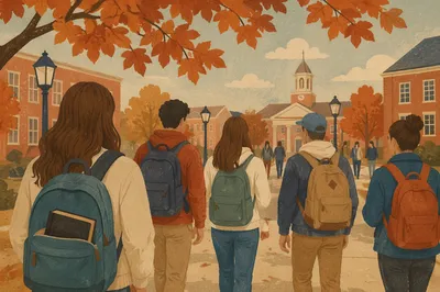 Campus Students Carry Bible in Backpack