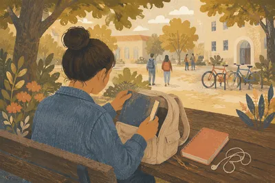 Campus Student Packing Bible in Backpack