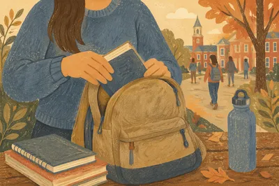 Campus Student Packing Bible in Backpack