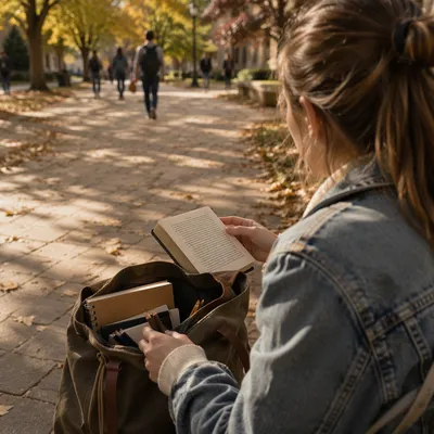 Campus Student Packing Bible in Backpack