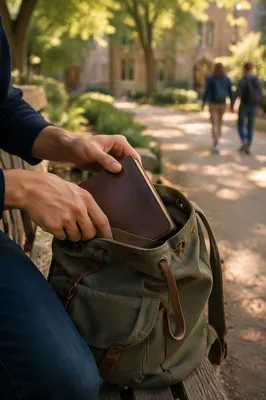 Campus Student Packing Bible in Backpack