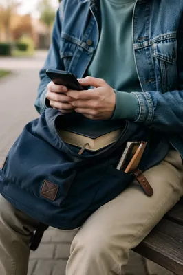 Campus Student Backpack With Hidden Bible