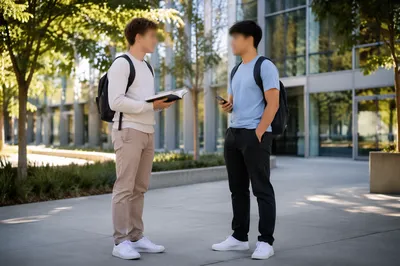 Students Discuss Bible on College Campus
