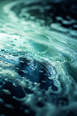 Refreshing Car Wash Water Foam Close-Up