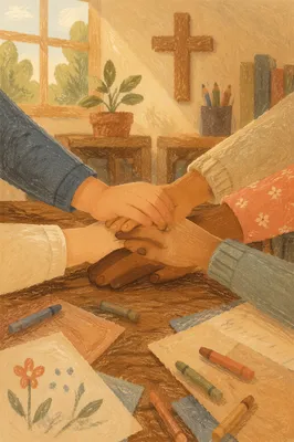 Children’s Hands United in Sunday School