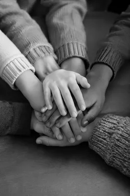 Children Hands Stacked in Teamwork