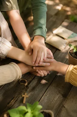 Children’s Hands United After Church Garden Project