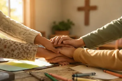 Children’s Hands United in Sunday School