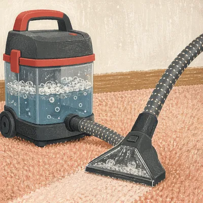 Tidy Home Cleaning Setup with Mop Bucket