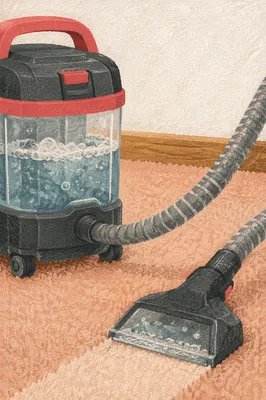 Tidy Home Cleaning Setup with Mop Bucket