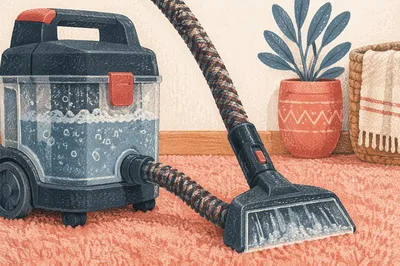 Tidy Home Cleaning Setup with Mop Bucket