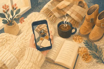 Cozy Autumn Outfit Flat Lay
