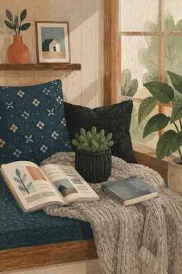 Cozy Window Seat Reading Nook
