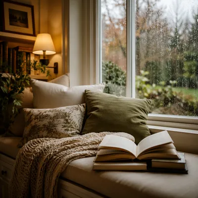 Cozy Window Seat Reading Nook