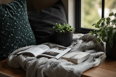 Cozy Window Seat Reading Nook