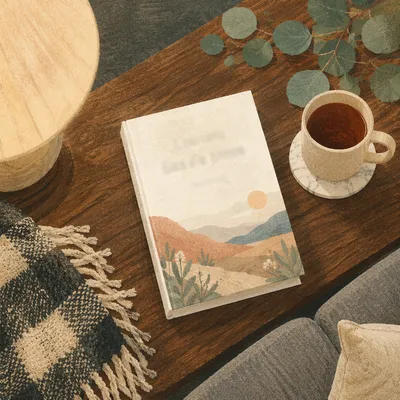 Devotional Book and Tea on Table