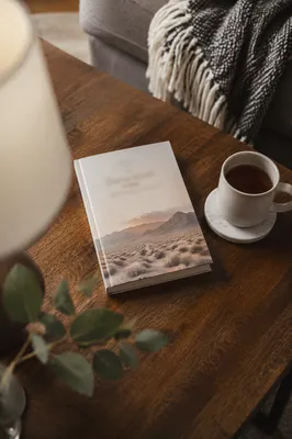 Devotional Book and Tea on Table