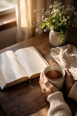 Morning Tea and Open Book Table