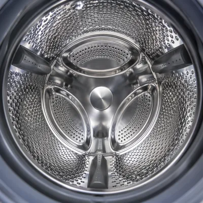Inside Washing Machine Drum at Home
