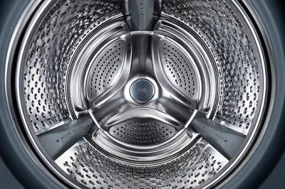Inside Washing Machine Drum Close-Up