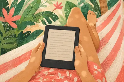 Relaxed Beach Vacation Ebook Reading