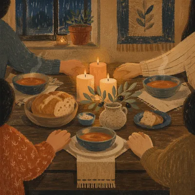 Candlelit Family Dinner of Gratitude
