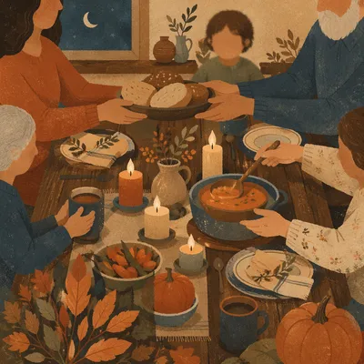 Candlelit Family Dinner of Gratitude