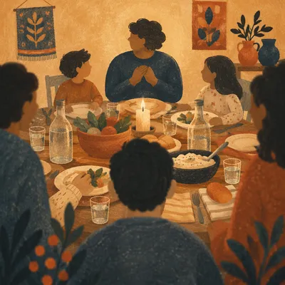 Candlelit Family Dinner of Gratitude