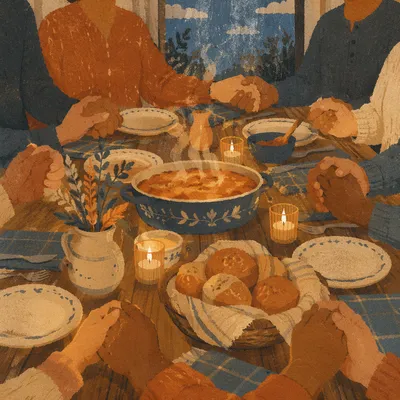 Candlelit Family Dinner of Gratitude