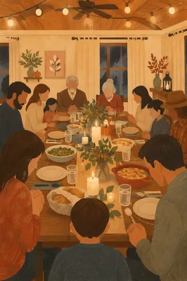 Candlelit Family Dinner of Gratitude