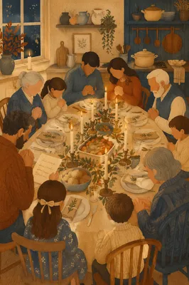 Candlelit Family Dinner of Gratitude