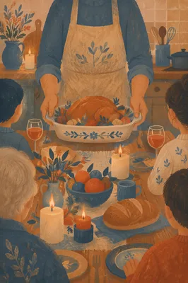 Candlelit Family Dinner of Gratitude