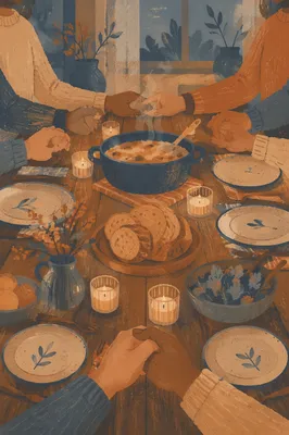 Candlelit Family Dinner of Gratitude